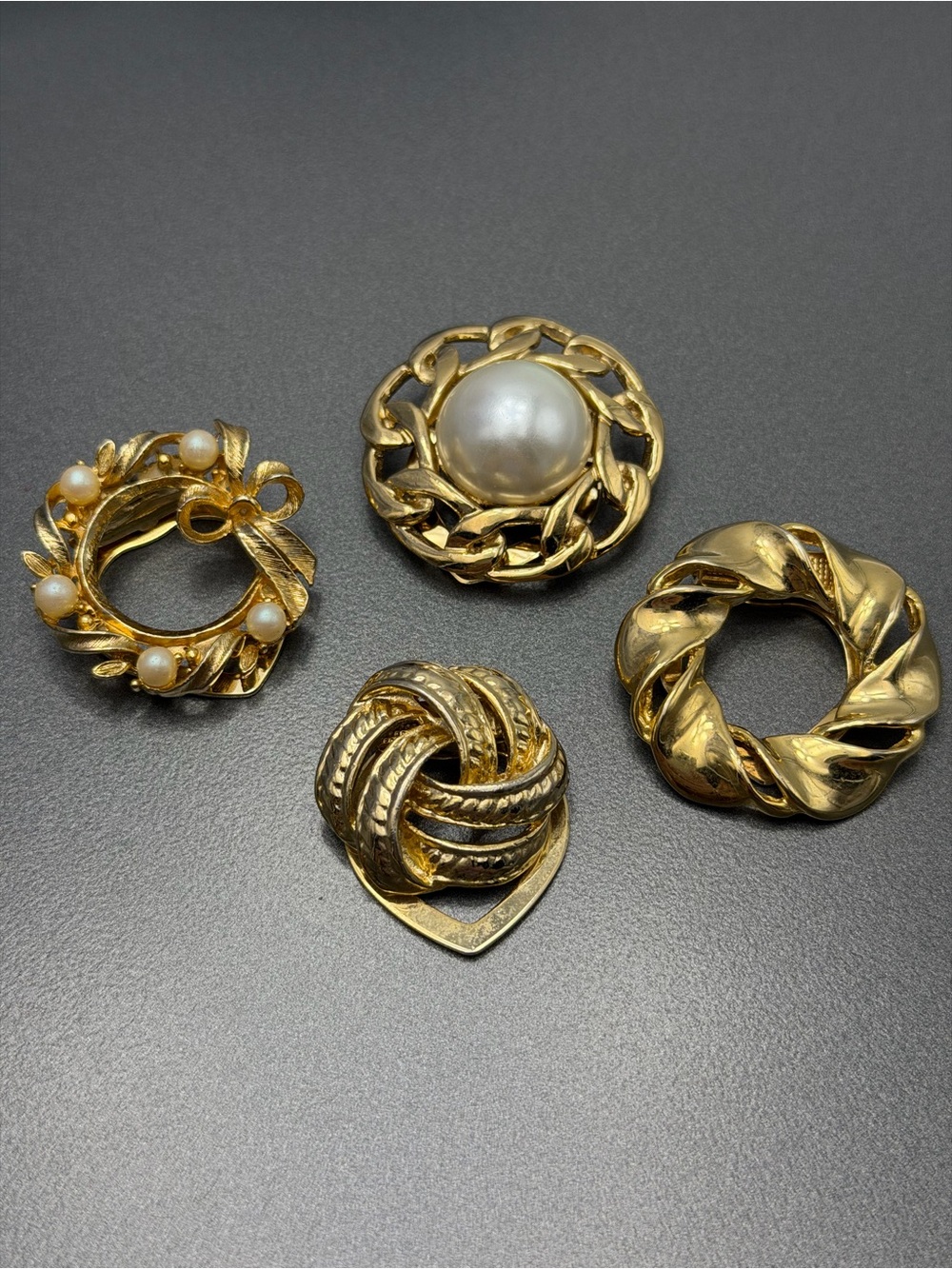Vintage Scarf Clips one is Butler